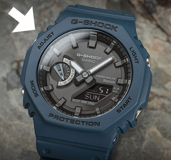 Reloj G-SHOCK GA-B2100-2A Carbono/Resina Hombre Azul - Btime