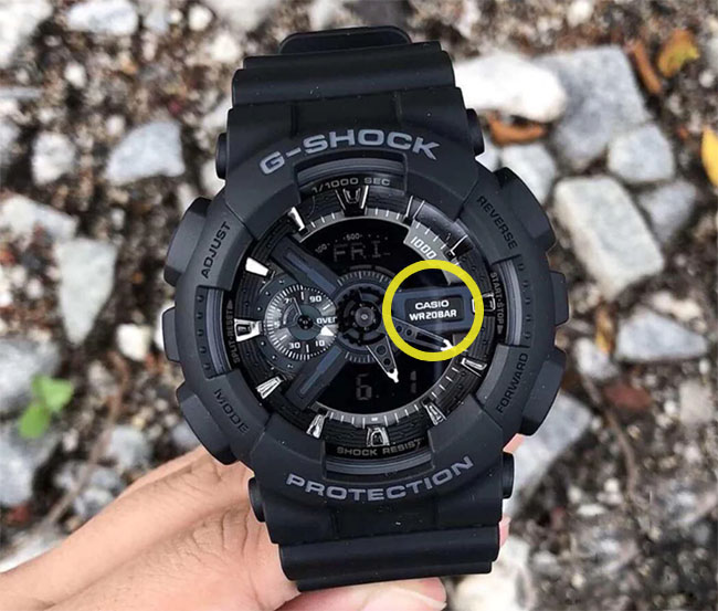 Reloj Casio G-Shock GA-110-1BER 200 metros resistente Agua