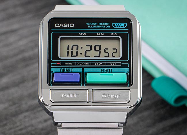 Casio A120WE-1A frontal