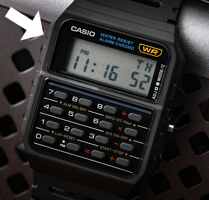 Reloj Casio Calculadora años 80 Modelo CA-53W-1