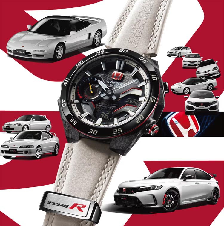 Imagen promocional del Reloj Casio Edifice Honda Type R